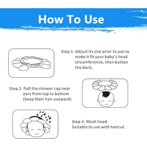 Baby Protective Shower Cap - الصورة 4