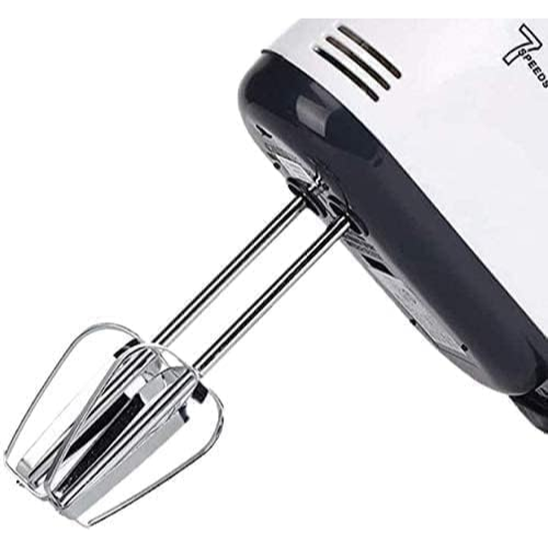 DINX Electric Hand Mixer, Handheld Egg Beater, 7 Speed Portable Mini Mixer, Cake Whisk Machine, Stainless Steel Dough Whisk Dough Mixer for Kitchen Baking Cooking - الصورة 2