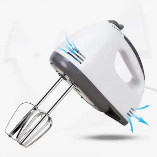 DINX Electric Hand Mixer, Handheld Egg Beater, 7 Speed Portable Mini Mixer, Cake Whisk Machine, Stainless Steel Dough Whisk Dough Mixer for Kitchen Baking Cooking - الصورة 7